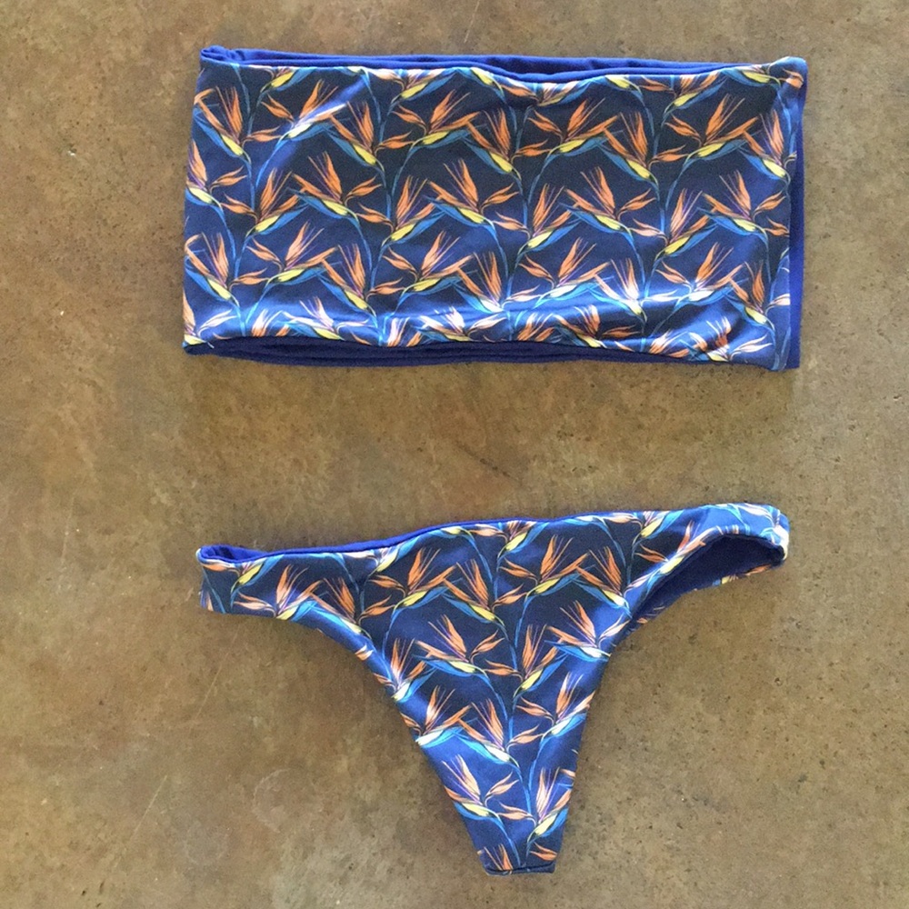 CUSTOM reversible 💐 bikini!